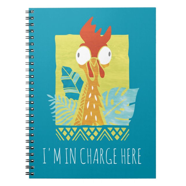 Moana | Heihei - I'm In Charge Here Notebook (Front)