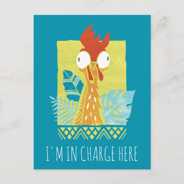 Moana | Heihei - I'm In Charge Here Postcard (Front)