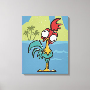 Moana   Heihei - Very Important Rooster Canvas Print