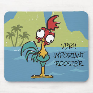 Moana Heihei - Very Important Rooster Mouse Pad