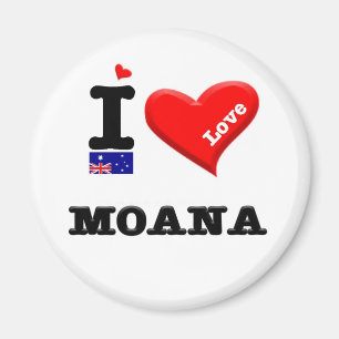 MOANA - I Love Magnet