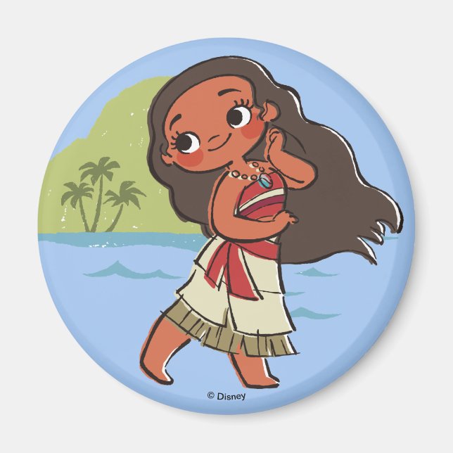Moana | Island Girl Magnet (Front)