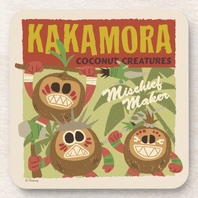 Moana | Kakamora - Coconut Creatures Coaster (Front)