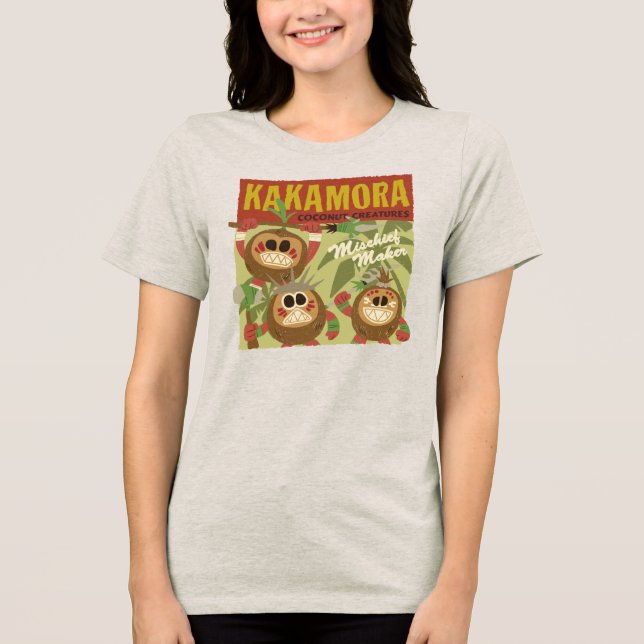 Moana | Kakamora - Coconut Creatures Tri-Blend Shirt (Front)