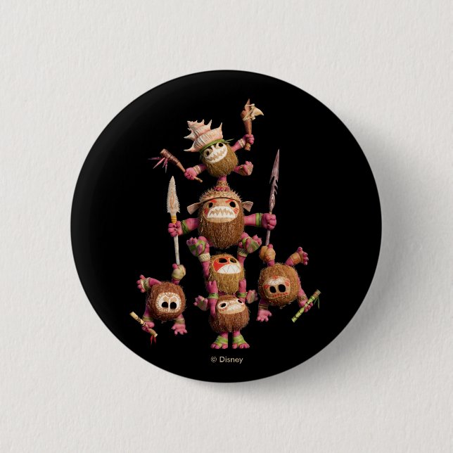 Moana | Kakamora - Coconut Pirates 2 Inch Round Button (Front)