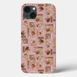 Moana & Kakamora Vintage Pattern iPhone 13 Case