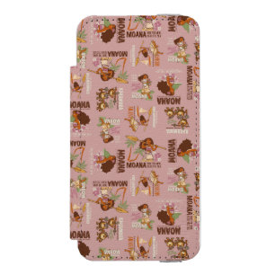 Moana & Kakamora Vintage Pattern Incipio Watson™ iPhone 5 Wallet Case