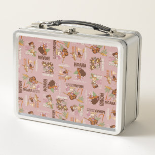 Moana & Kakamora Vintage Pattern Metal Lunch Box