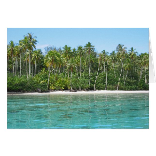 Moana Lagoon on Moorea Card (Front Horizontal)