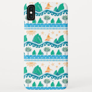 Moana   Land And Sea Are One - Pattern iPhone XS Max Case