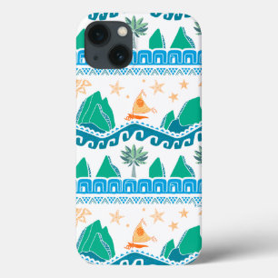 Moana Land And Sea Are One - Pattern iPhone 13 Case