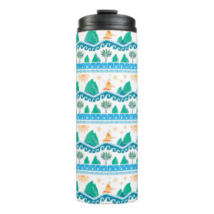 Moana   Land And Sea Are One - Pattern Thermal Tumbler