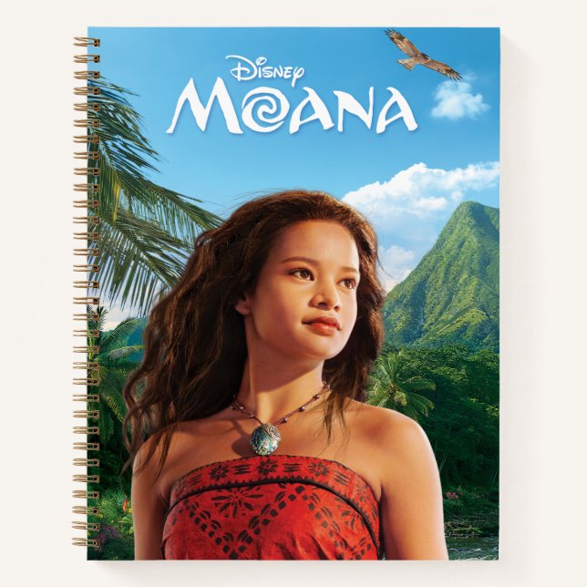 Moana Live Action Cinematic Adventure Portrait Notebook (Front)