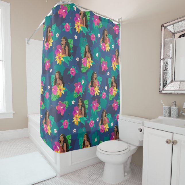 Moana Live Action Floral Seamless Pattern (In Situ)