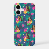 Moana Live Action Floral Seamless Pattern