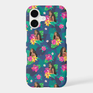Moana Live Action Floral Seamless Pattern