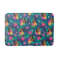 Moana Live Action Floral Seamless Pattern