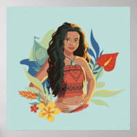 Moana Live Action Tropical Canoe Portrait