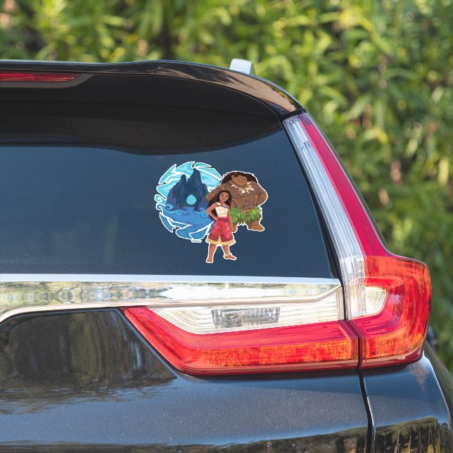 Moana & Maui Adventures in Oceania (Car Side)