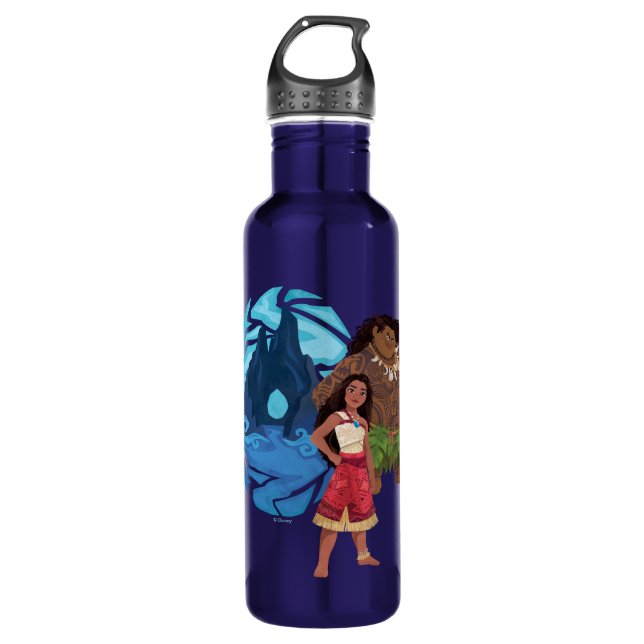 Moana & Maui Adventures in Oceania 710 Ml Water Bottle (Front)