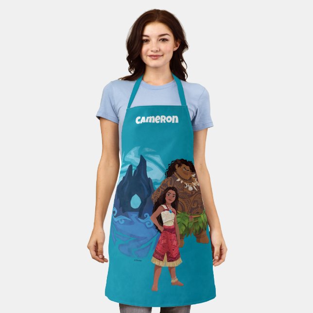 Moana & Maui Adventures in Oceania Apron (Worn)