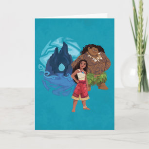Moana & Maui Adventures in Oceania Card