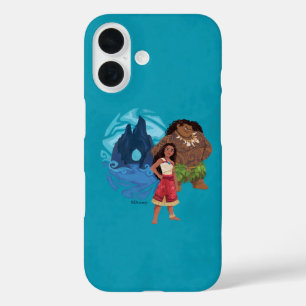 Moana & Maui Adventures in Oceania iPhone 16 Case