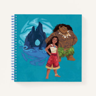 Moana & Maui Adventures in Oceania Notebook