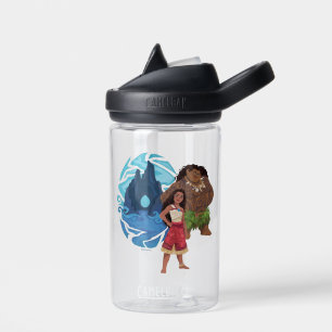 Moana & Maui Adventures in Oceania Water Bottle