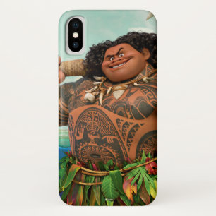 Moana   Maui - Hook Has The Power iPhone X Case
