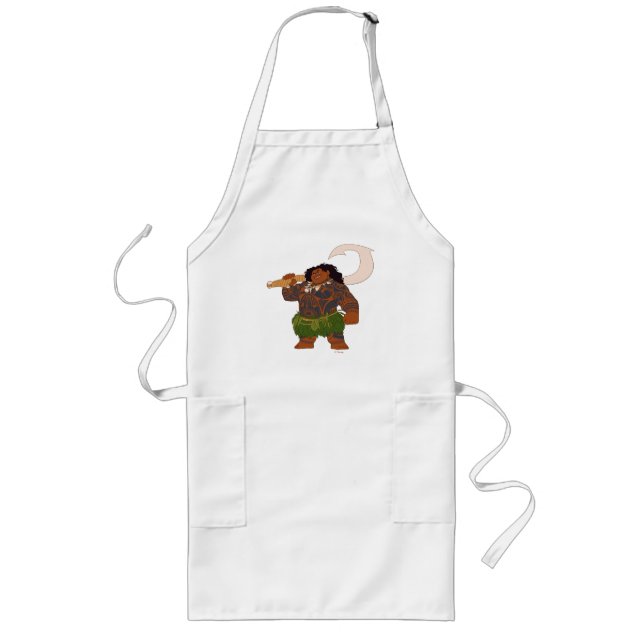Moana | Maui - Hook Has The Power Long Apron (Front)