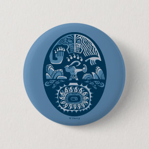 Moana Maui - Island Lifter 2 Inch Round Button