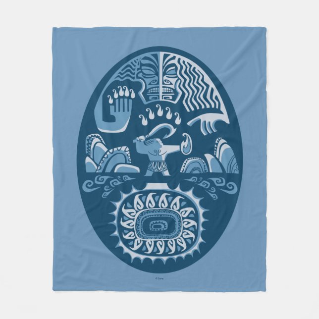 Moana | Maui - Island Lifter Fleece Blanket (Front)