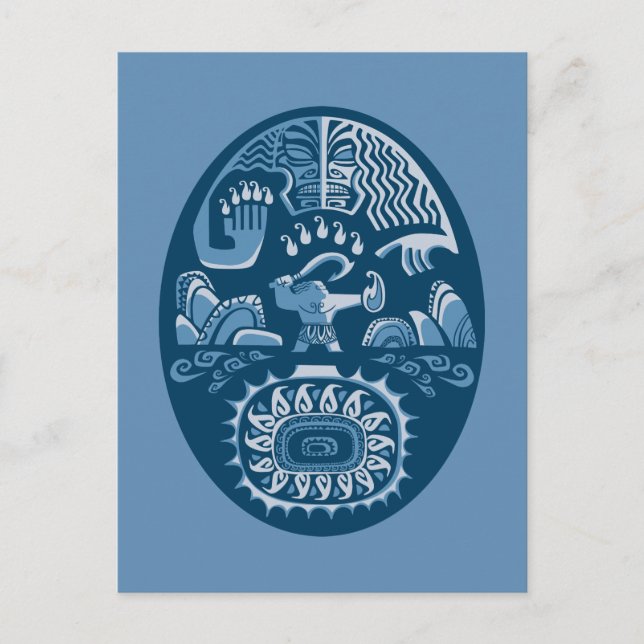 Moana | Maui - Island Lifter Postcard (Front)