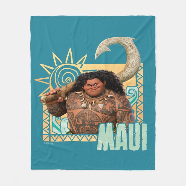 Moana | Maui - Original Trickster Fleece Blanket (Front)
