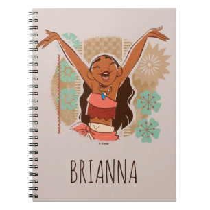 Moana One With The Waves Notebook