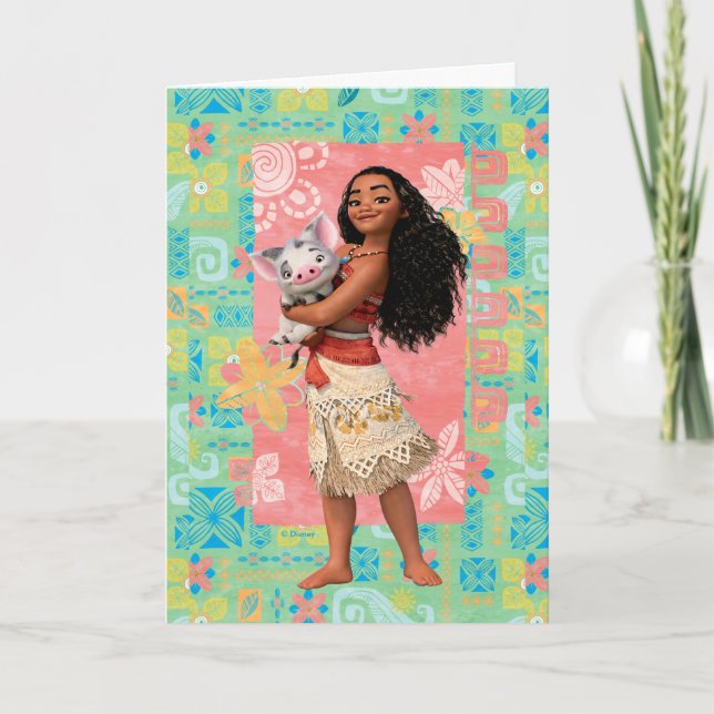 Moana | Pacific Island Girl Card (Front)