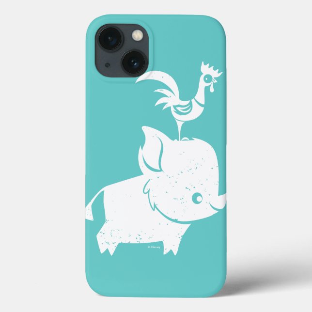 Moana | Pua & Heihei - Silhouette Case-Mate iPhone Case (Back)