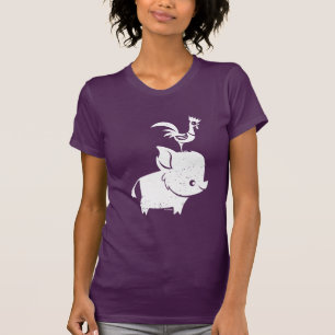 Moana Pua & Heihei - Silhouette T-Shirt