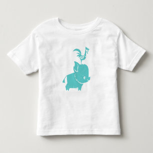 Moana Pua & Heihei - Silhouette Toddler T-shirt
