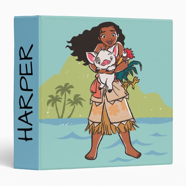 Moana | Pua & Heihei - Voyagers Binder (Front/Spine)