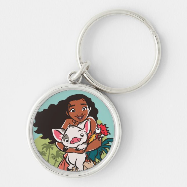 Moana | Pua & Heihei - Voyagers Keychain (Front)