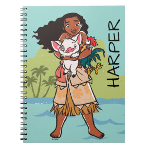 Moana   Pua & Heihei - Voyagers Notebook