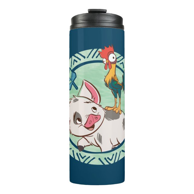 Moana | Pua & Heihei Voyagers Thermal Tumbler (Front)