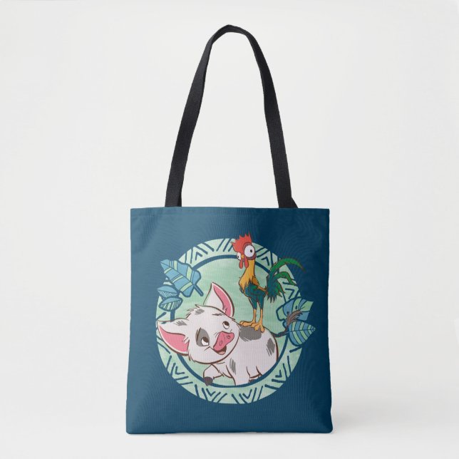 Moana | Pua & Heihei Voyagers Tote Bag (Front)