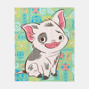 Moana   Pua - I'm No Bacon Fleece Blanket