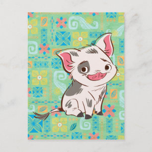 Moana   Pua - I'm No Bacon Postcard