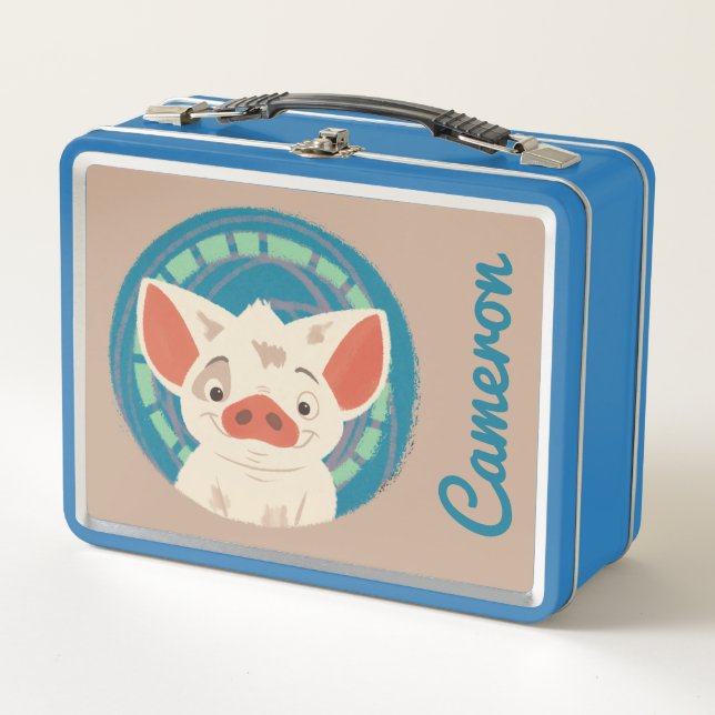Moana | Pua The Pig Metal Lunch Box (Front)