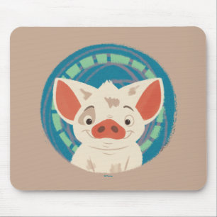 Moana   Pua The Pig Mouse Pad