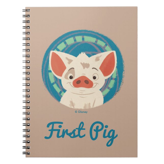 Moana | Pua The Pig Notebook (Front)